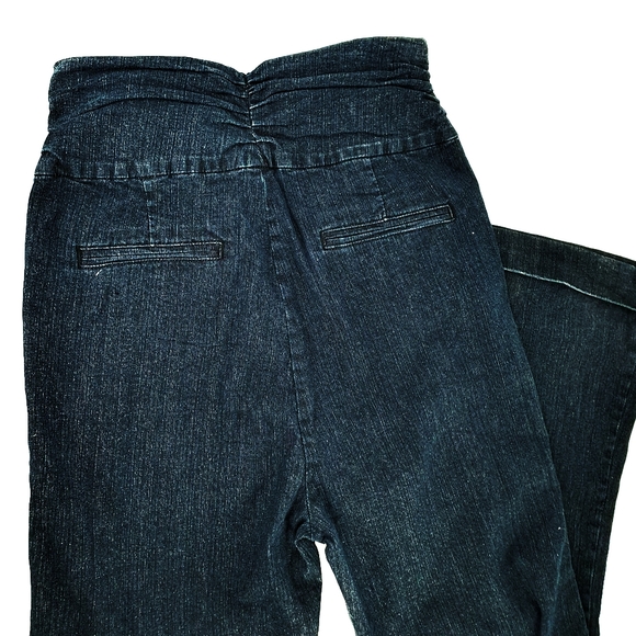 Y2K REVOLT- High Waisted Wide Leg Jeans - Picture 4 of 6